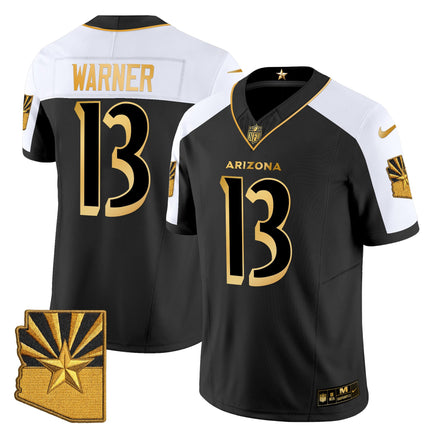 Men's Arizona Cardinals 2025 "Rivalries" Gold Vapor Limited Jersey - All Stitched