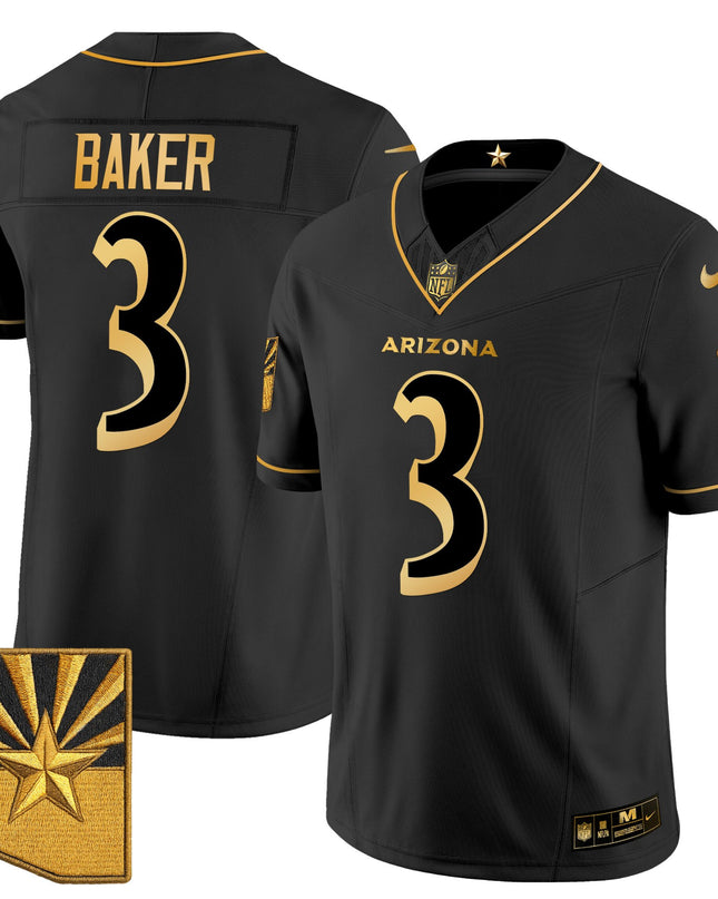 Men's Arizona Cardinals 2025 "Rivalries" Gold Vapor Limited Jersey - All Stitched
