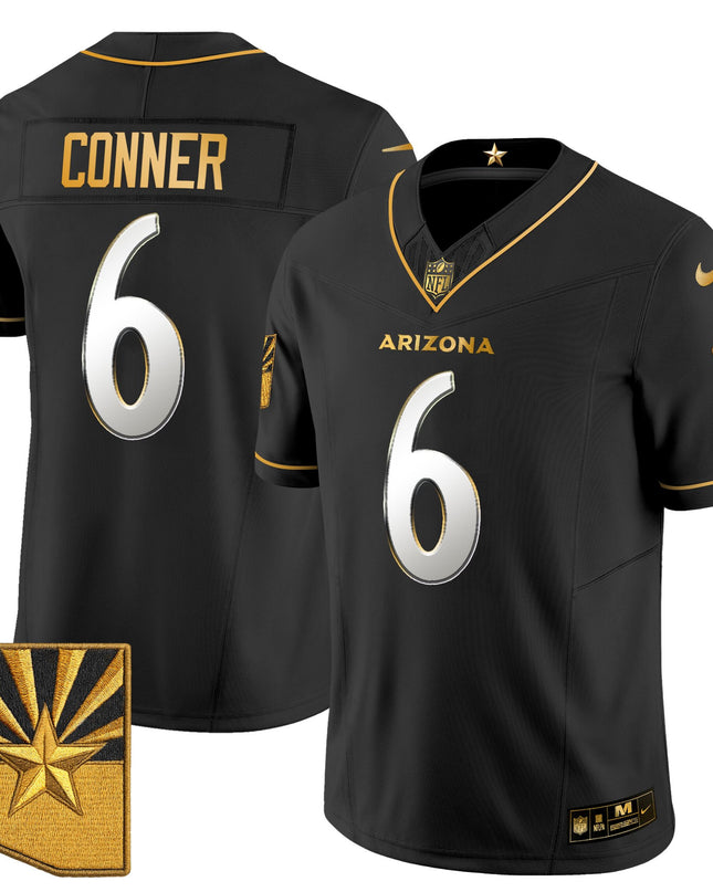Men's Arizona Cardinals 2025 "Rivalries" Gold Vapor Limited Jersey - All Stitched