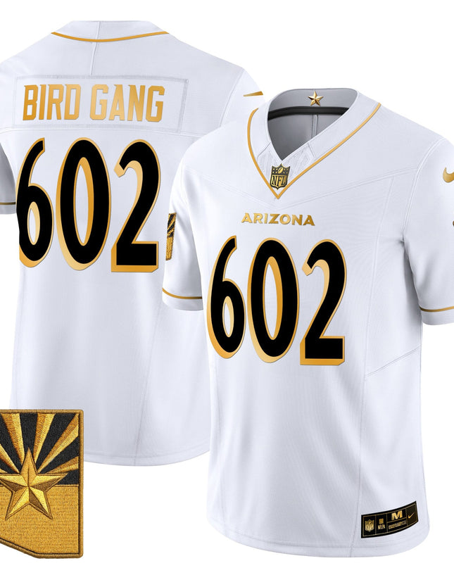 Men's Arizona Cardinals 2025 "Rivalries" Gold Vapor Limited Jersey - All Stitched