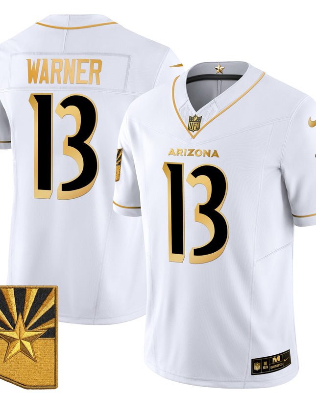 Men's Arizona Cardinals 2025 "Rivalries" Gold Vapor Limited Jersey - All Stitched