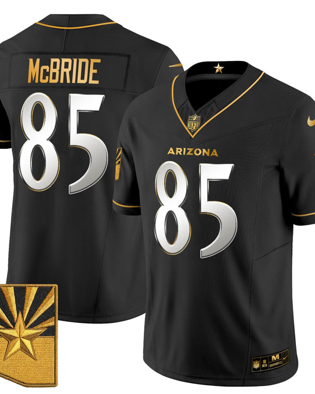Men's Arizona Cardinals 2025 "Rivalries" Gold Vapor Limited Jersey - All Stitched