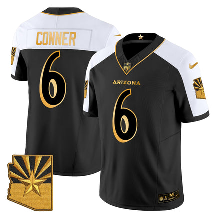 Men's Arizona Cardinals 2025 "Rivalries" Gold Vapor Limited Jersey - All Stitched