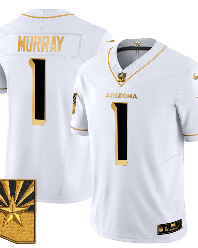 Men's Arizona Cardinals 2025 "Rivalries" Gold Vapor Limited Jersey - All Stitched