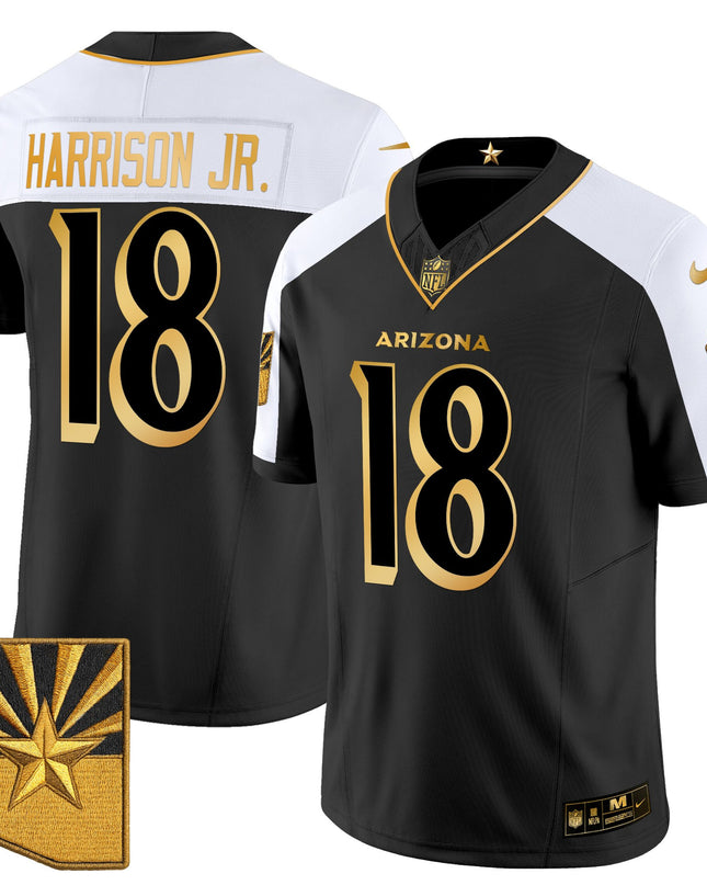 Men's Arizona Cardinals 2025 "Rivalries" Gold Vapor Limited Jersey - All Stitched