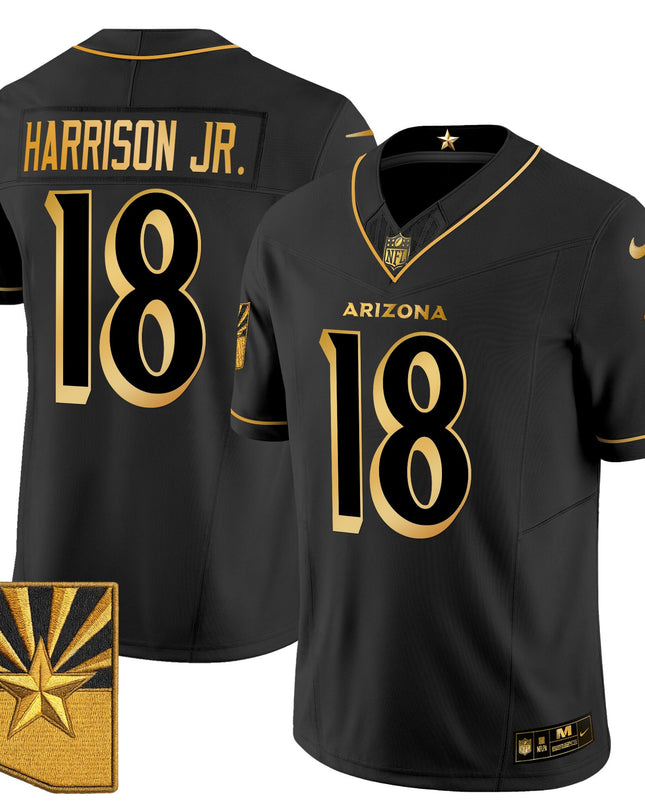 Men's Arizona Cardinals 2025 "Rivalries" Gold Vapor Limited Jersey - All Stitched