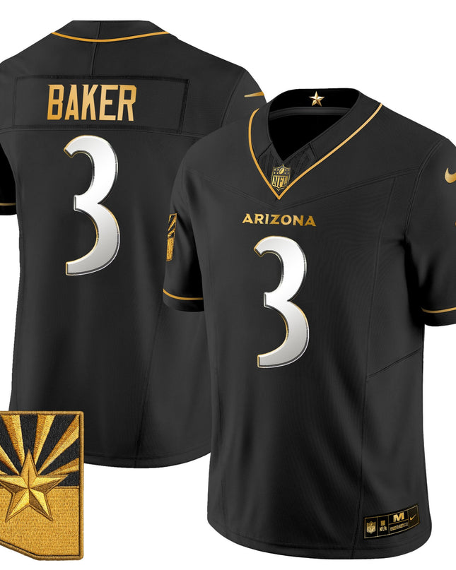 Men's Arizona Cardinals 2025 "Rivalries" Gold Vapor Limited Jersey - All Stitched
