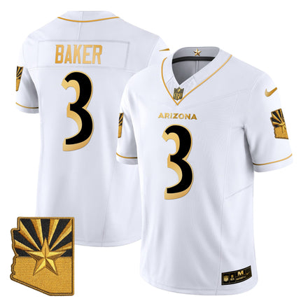 Men's Arizona Cardinals 2025 "Rivalries" Gold Vapor Limited Jersey - All Stitched