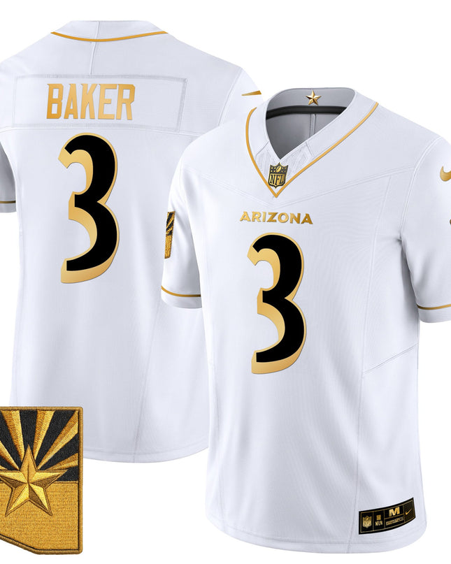 Men's Arizona Cardinals 2025 "Rivalries" Gold Vapor Limited Jersey - All Stitched