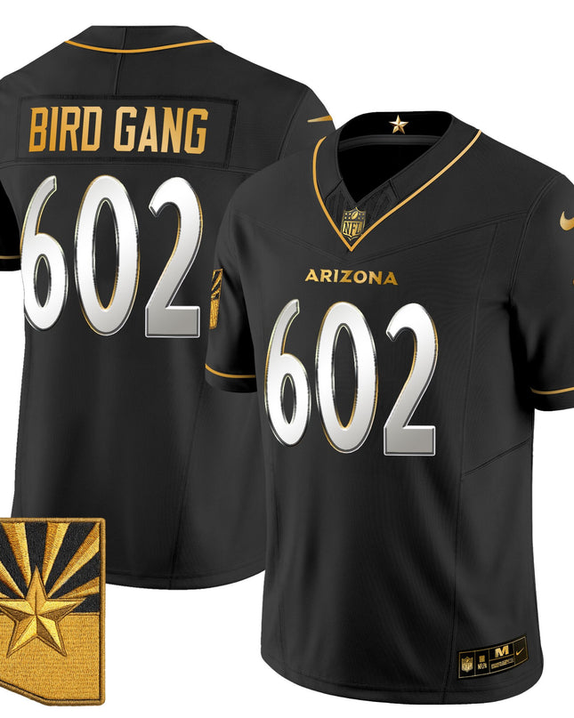 Men's Arizona Cardinals 2025 "Rivalries" Gold Vapor Limited Jersey - All Stitched