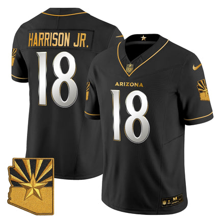 Men's Arizona Cardinals 2025 "Rivalries" Gold Vapor Limited Jersey - All Stitched