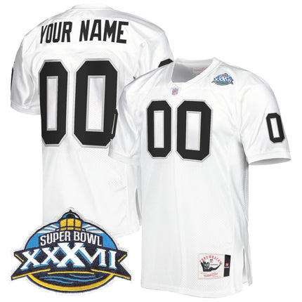 Las Vegas Raiders Throwback Custom Jersey - All Stitched
