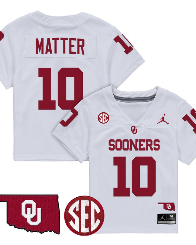 Toddler's Oklahoma Sooners 2025 Jersey - All Stitched