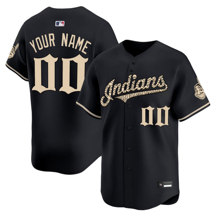 Cleveland Indians 'Halloween Mummy Edition' Vapor Premier Limited Custom Jersey - Stitched