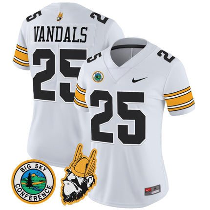 Women's Idaho Vandals 1975 Throwback Vapor Limited Jersey - All Stitched