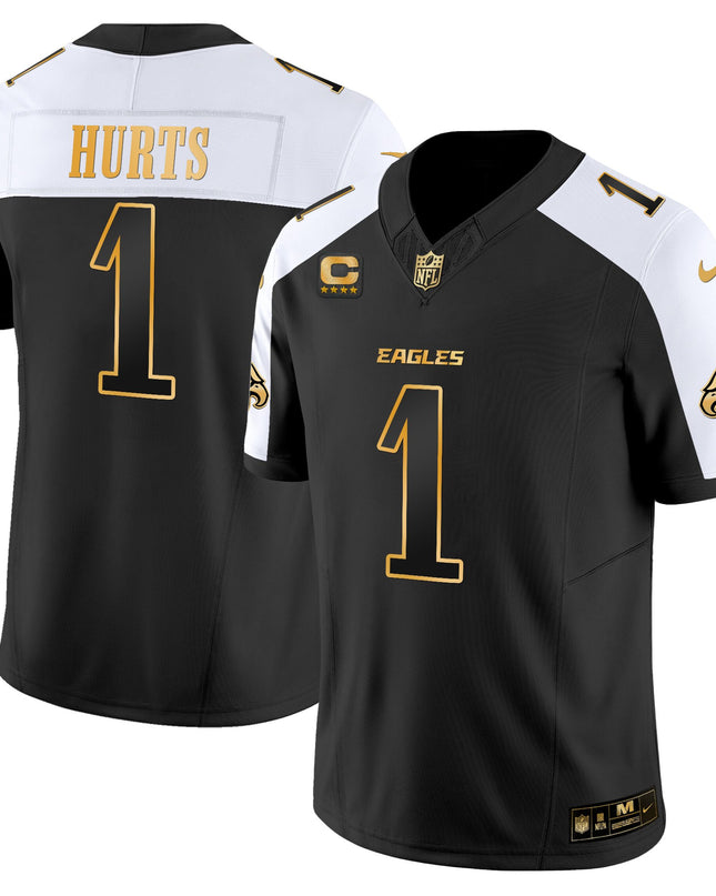 Men's Philadelphia Eagles 2025 Gold Vapor Limited Jersey - All Stitched