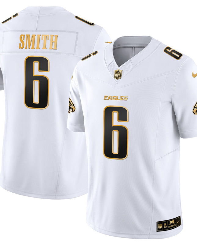 Men's Philadelphia Eagles 2025 Gold Vapor Limited Jersey - All Stitched