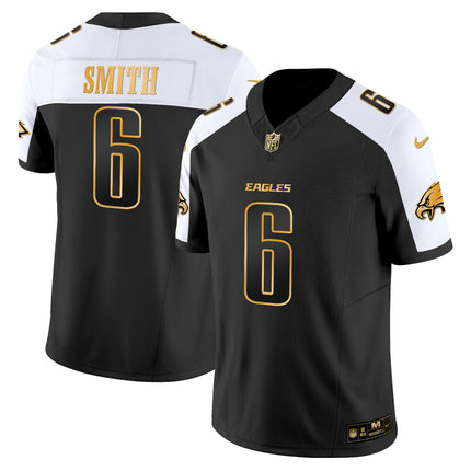 Men's Philadelphia Eagles 2025 Gold Vapor Limited Jersey - All Stitched
