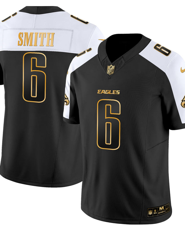Men's Philadelphia Eagles 2025 Gold Vapor Limited Jersey - All Stitched