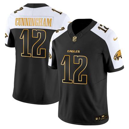 Men's Philadelphia Eagles 2025 Gold Vapor Limited Jersey - All Stitched