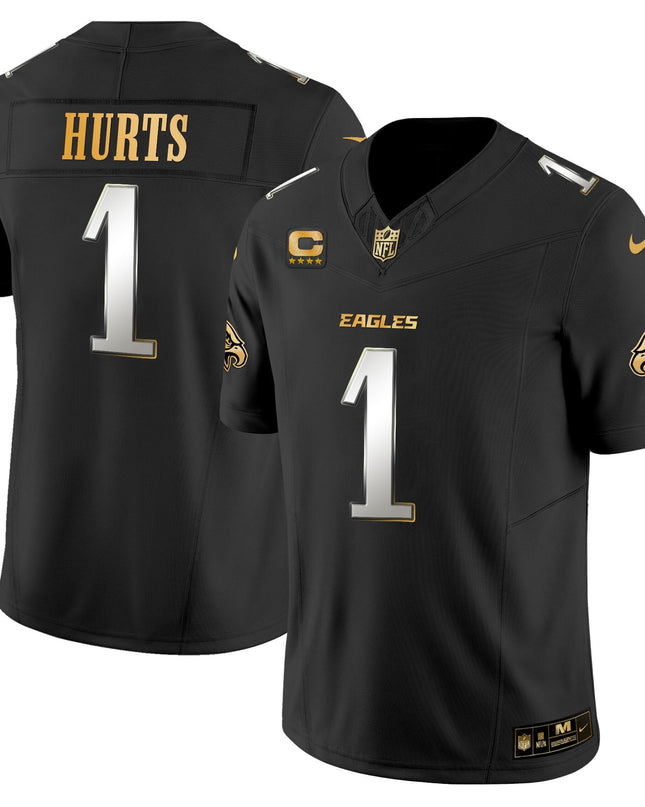 Men's Philadelphia Eagles 2025 Gold Vapor Limited Jersey - All Stitched