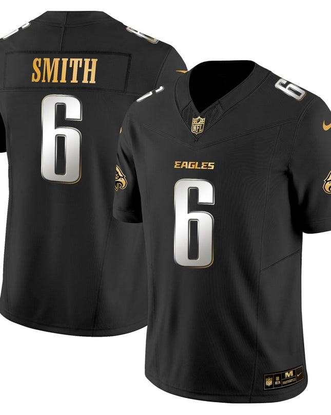 Men's Philadelphia Eagles 2025 Gold Vapor Limited Jersey - All Stitched