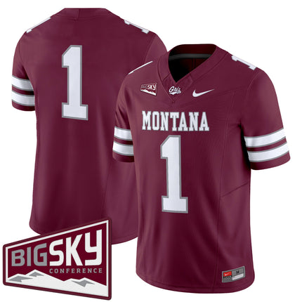 Men's Montana Grizzlies 2025 Vapor Limited Jersey - All Stitched
