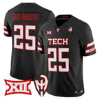 Black / #25 Red Raiders / S