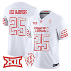 White / #25 Red Raiders / S