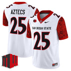White / #25 Aztecs / S
