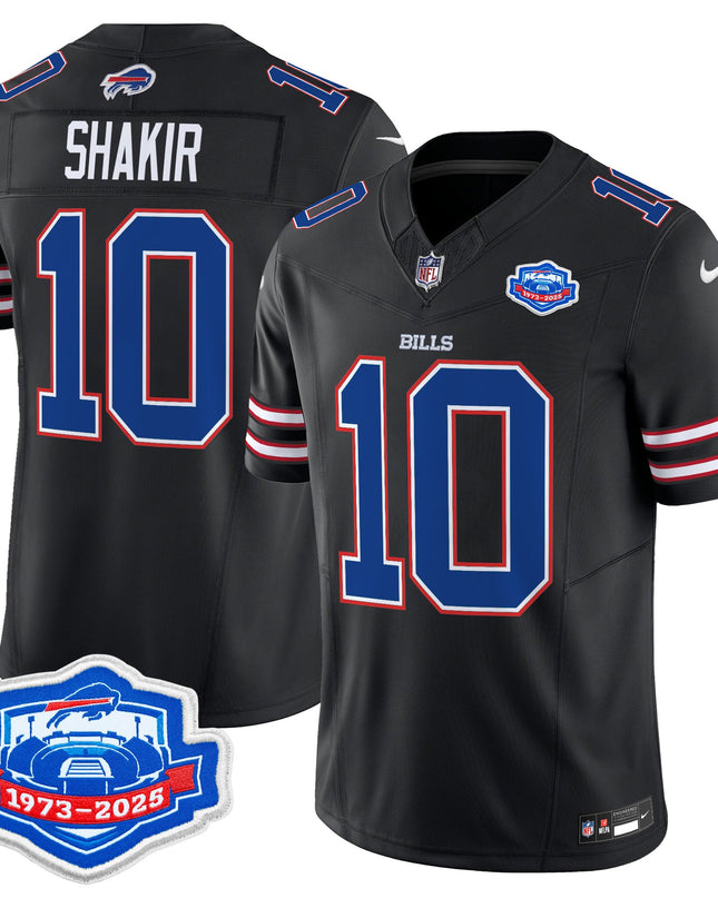 Men's Buffalo Bills 2025 Farewell Season Patch Vapor Limited Jersey - All Stitched