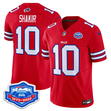 Men's Buffalo Bills 2025 Farewell Season Patch Vapor Limited Jersey - All Stitched