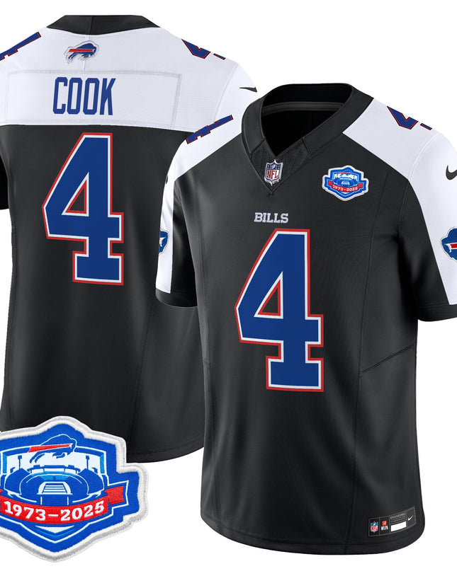 Men's Buffalo Bills 2025 Farewell Season Patch Vapor Limited Jersey - All Stitched