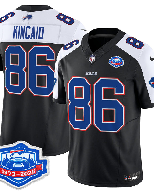 Men's Buffalo Bills 2025 Farewell Season Patch Vapor Limited Jersey - All Stitched