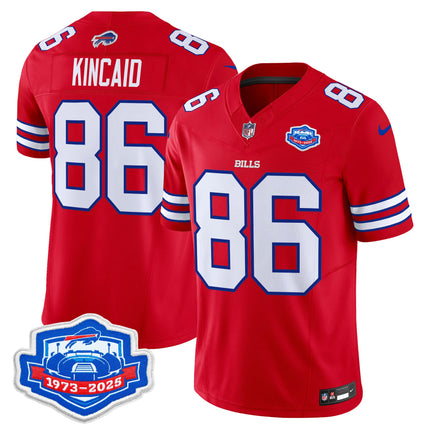 Men's Buffalo Bills 2025 Farewell Season Patch Vapor Limited Jersey - All Stitched
