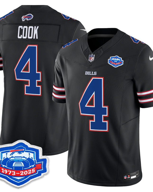 Men's Buffalo Bills 2025 Farewell Season Patch Vapor Limited Jersey - All Stitched