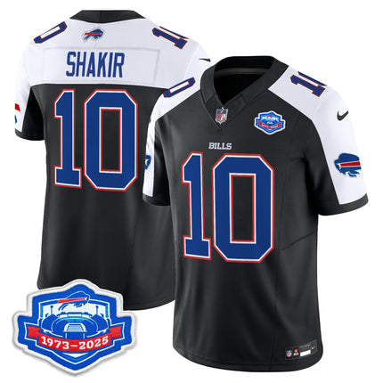 Men's Buffalo Bills 2025 Farewell Season Patch Vapor Limited Jersey - All Stitched