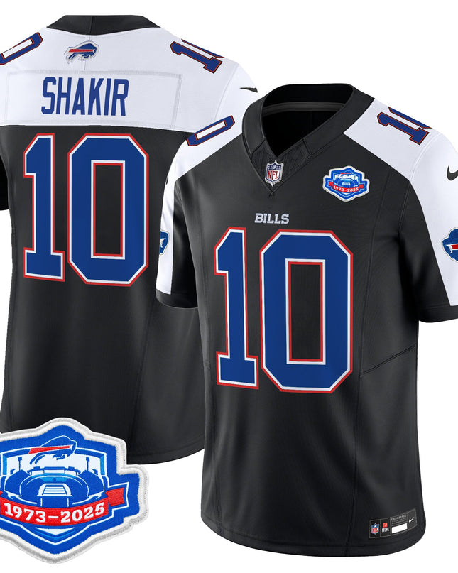 Men's Buffalo Bills 2025 Farewell Season Patch Vapor Limited Jersey - All Stitched