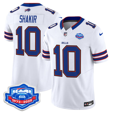 Men's Buffalo Bills 2025 Farewell Season Patch Vapor Limited Jersey - All Stitched