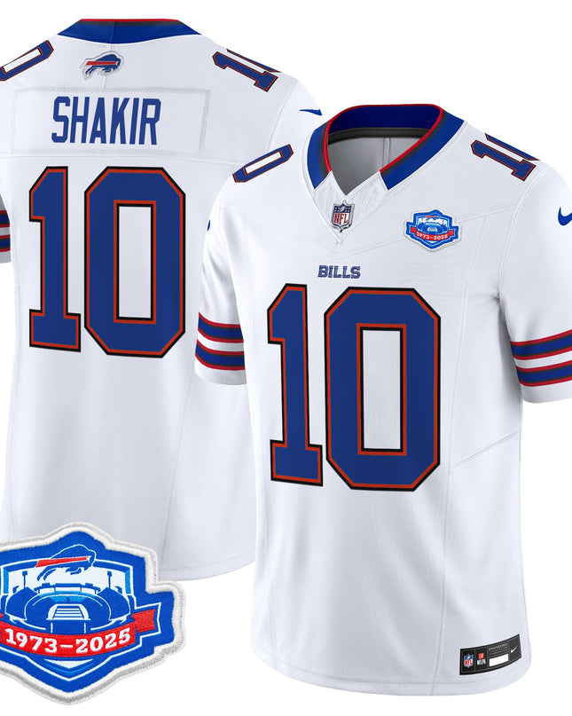 Men's Buffalo Bills 2025 Farewell Season Patch Vapor Limited Jersey - All Stitched