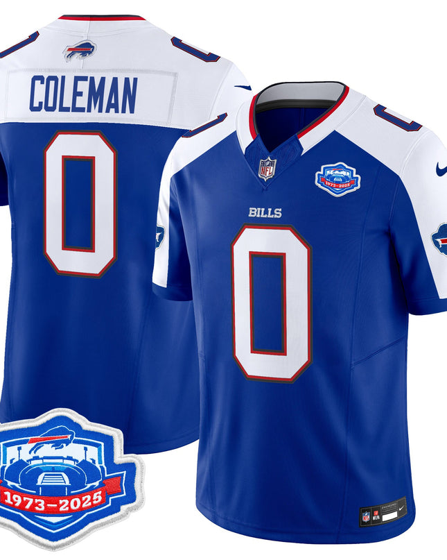 Men's Buffalo Bills 2025 Farewell Season Patch Vapor Limited Jersey - All Stitched