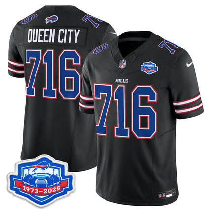 Men's Buffalo Bills 2025 Farewell Season Patch Vapor Limited Jersey - All Stitched