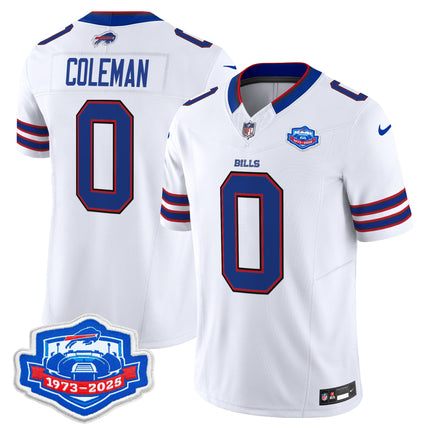 Men's Buffalo Bills 2025 Farewell Season Patch Vapor Limited Jersey - All Stitched