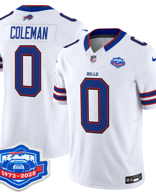 Men's Buffalo Bills 2025 Farewell Season Patch Vapor Limited Jersey - All Stitched