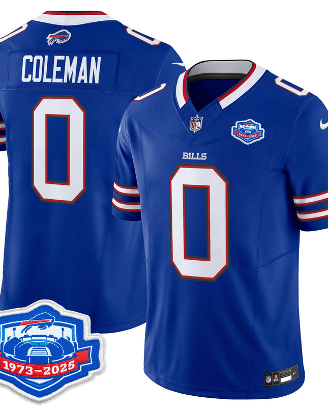 Men's Buffalo Bills 2025 Farewell Season Patch Vapor Limited Jersey - All Stitched