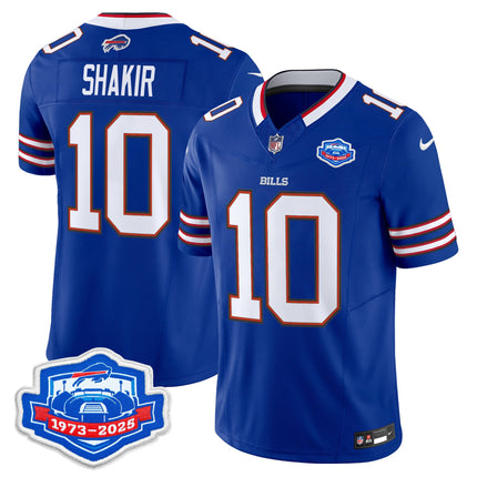 Men's Buffalo Bills 2025 Farewell Season Patch Vapor Limited Jersey - All Stitched