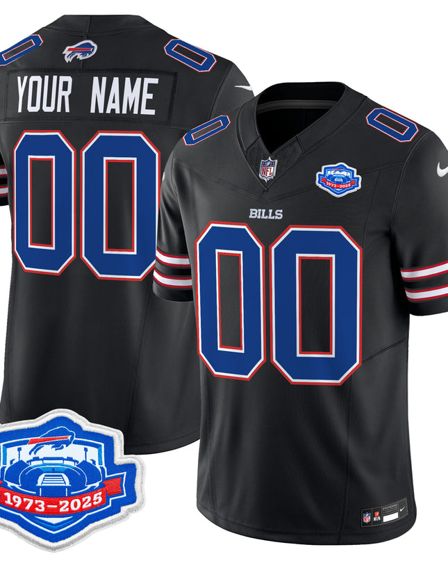 Buffalo Bills 2025 Farewell Season Patch Vapor Limited Custom Jersey - All Stitched