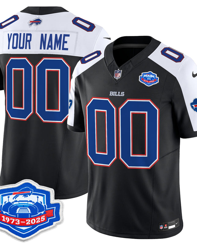Buffalo Bills 2025 Farewell Season Patch Vapor Limited Custom Jersey - All Stitched