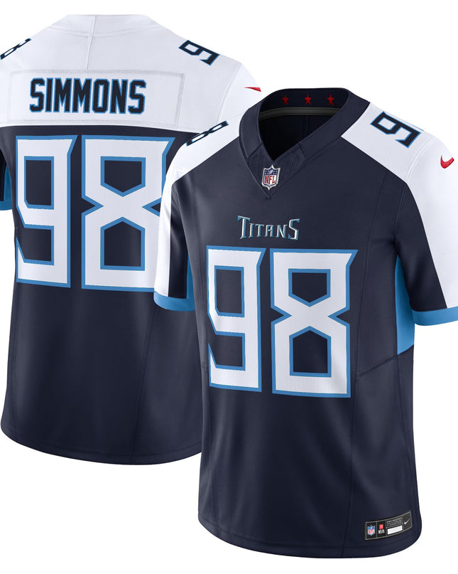 Men's Tennessee Titans 2025 Vapor Limited Jersey - All Stitched