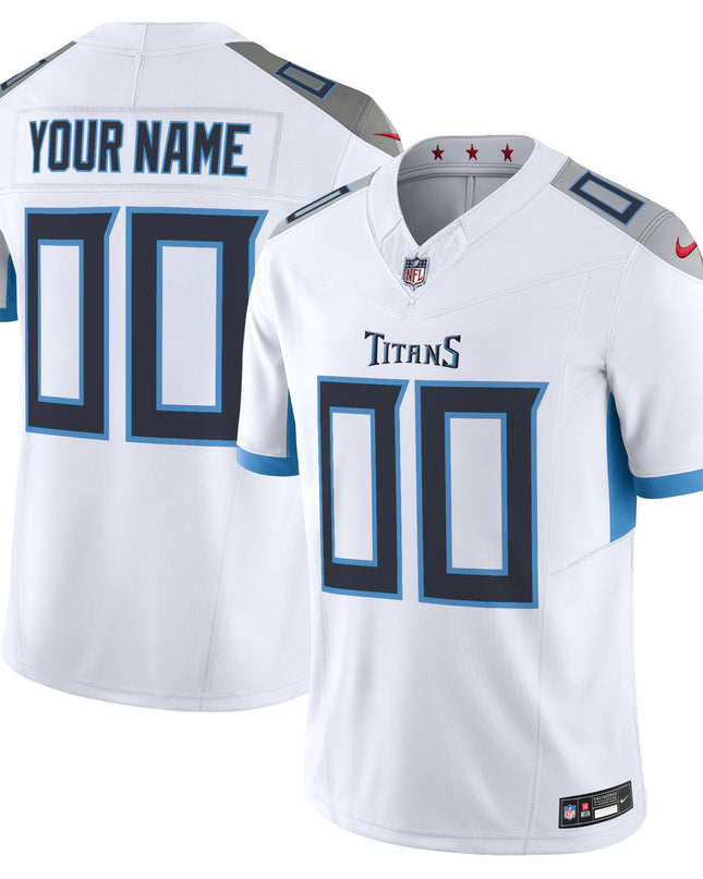 Tennessee Titans 2025 Vapor Limited Custom Jersey - All Stitched